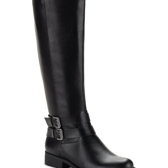 Shoes - Style & co Women's Black Knee-High Boots 6.5